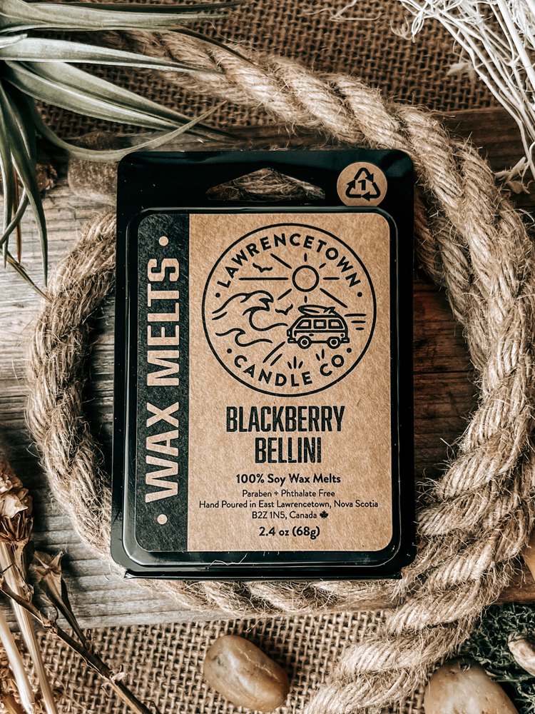 Blackberry Bellini Premium Wax Melt | Lawrencetown Candle Co