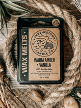 Warm Amber +Vanilla Premium Wax Melts | Lawrencetown Candle Co