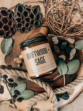 Driftwood & Sage Coastal Soy Candle | Ocean Breeze Aroma