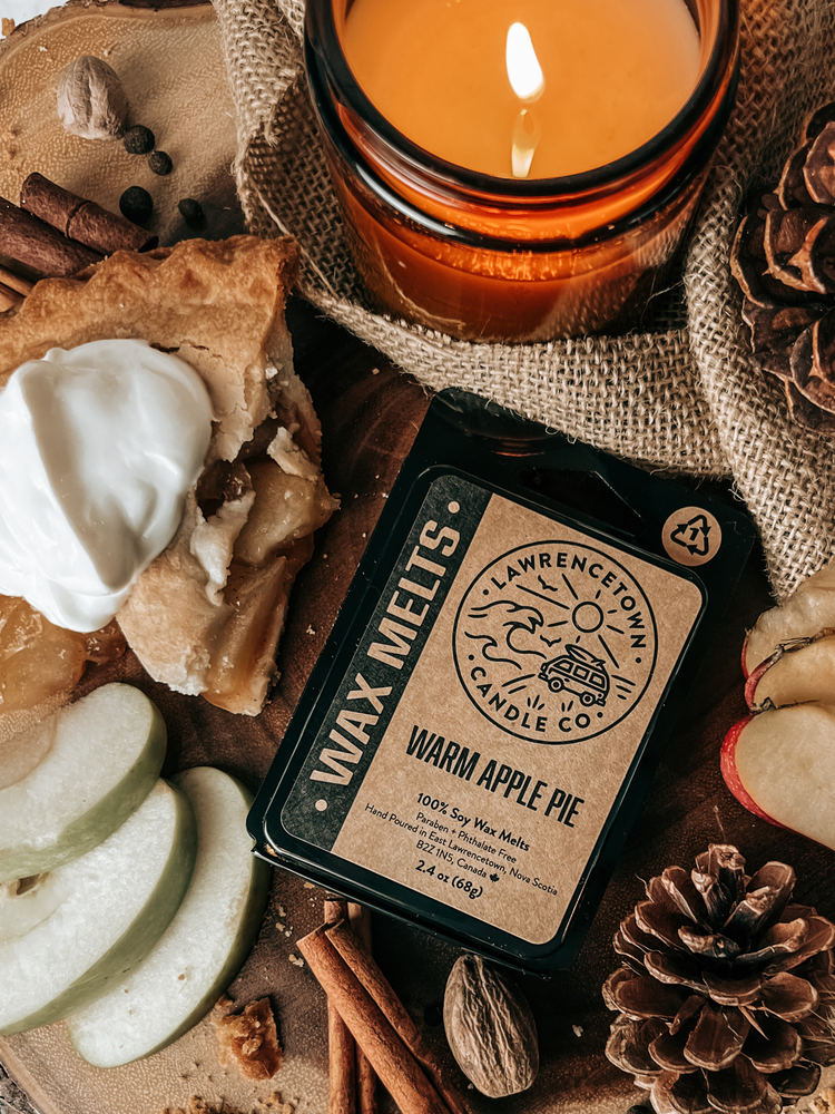 Warm Apple Pie Premium Wax Melts | Lawrencetown Candle Co