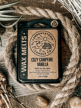 Cozy Campfire + Vanilla Premium Wax Melts | Lawrencetown Candle Co