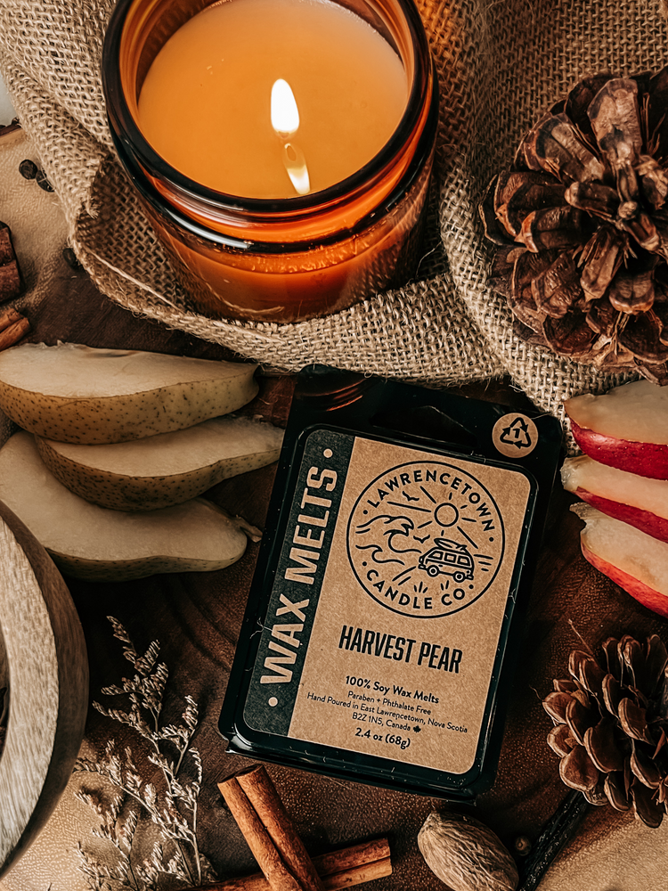 Harvest Pear Premium Wax Melts | Lawrencetown Candle Co