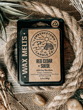 Red Cedar + Suede Premium Wax Melts | Lawrencetown Candle Co
