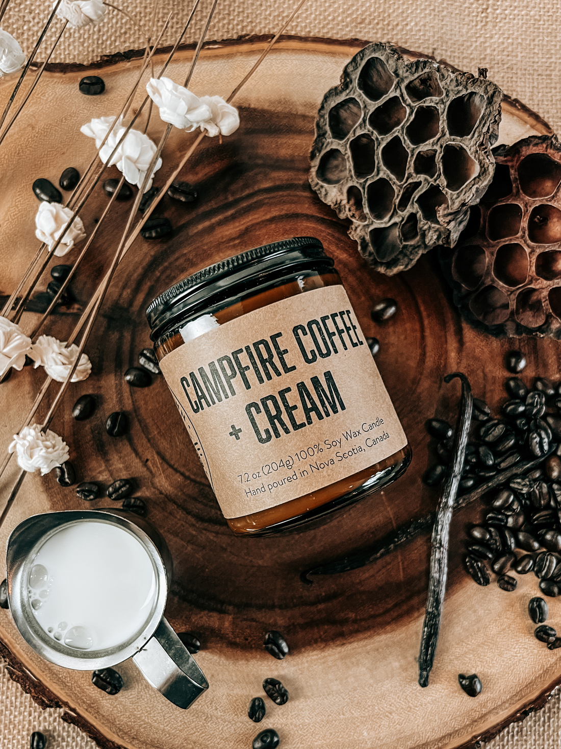 Campfire Coffee Soy Candle | Coastal Cabin Roasted Aroma