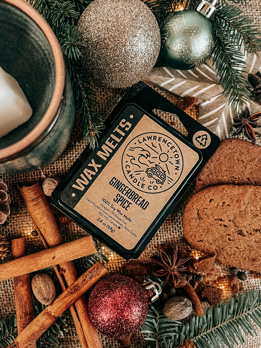 Gingerbread Spice Premium Wax Melts | Lawrencetown Candle Co