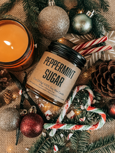 Peppermint Sugar Soy Candle | Sweet Winter Freshness