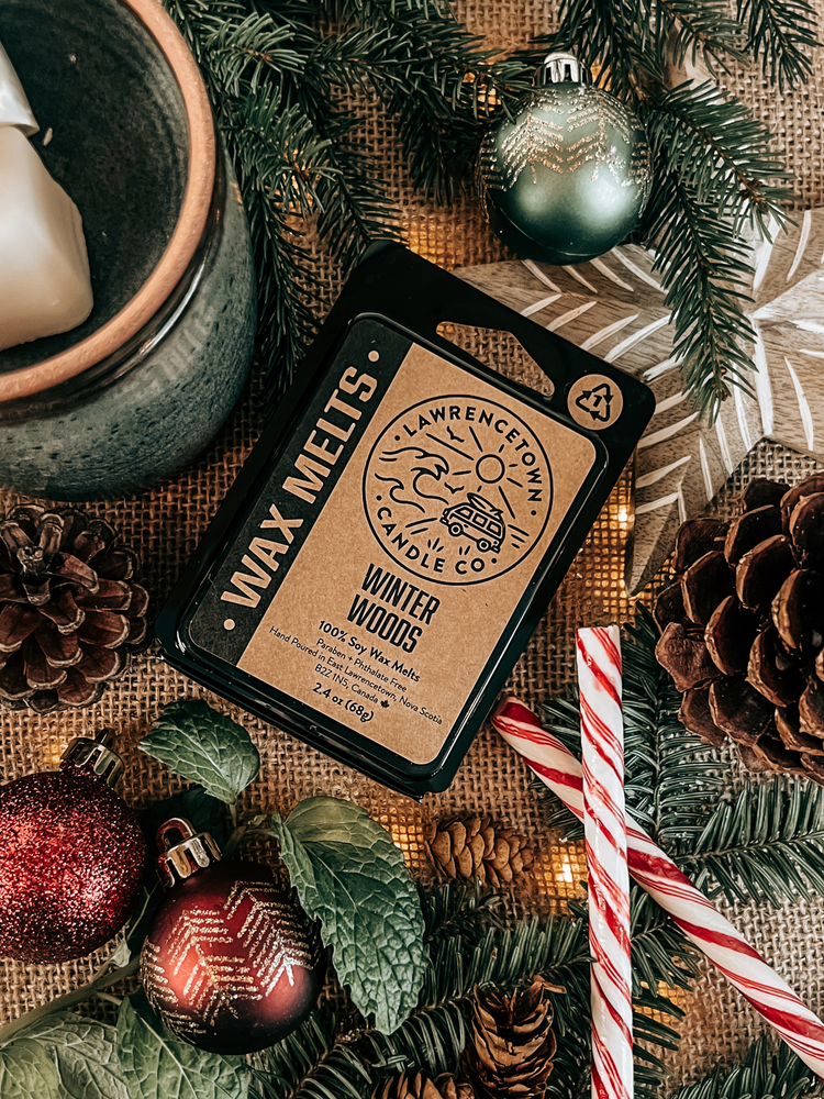 Winter Woods Premium Wax Melts | Lawrencetown Candle Co